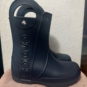Crocs Kids' Navy Boots